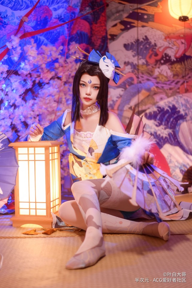 不知火舞魅语cos正片|陆离|不知火舞_动漫|coser|叶白|半次元