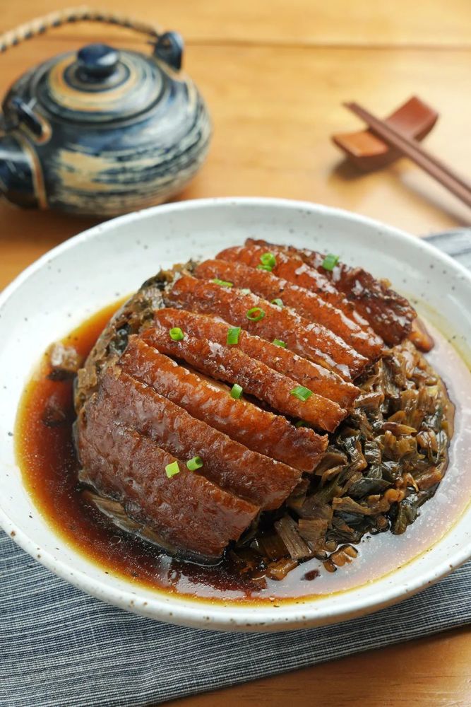 这是一道你必做的年菜吗虎皮梅菜扣肉