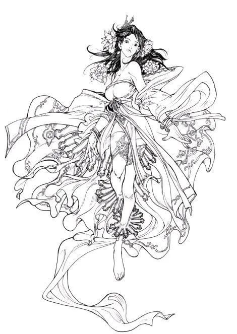 cg线稿成功是一段路程而非终点想要成功就要不断练习075期