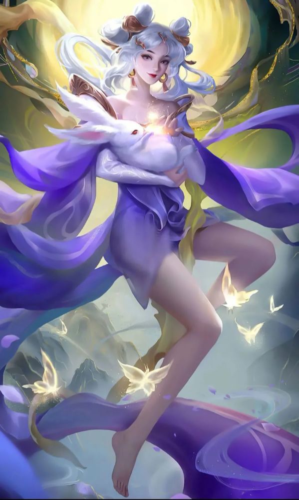 王者同人图像做梦一样嫦娥