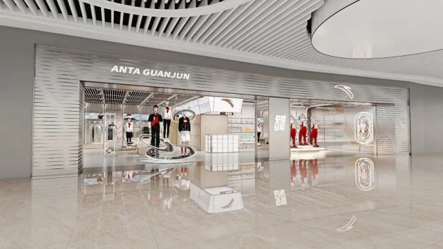 冬奥临近,gensler公布了其为安踏设计的安踏冠军店