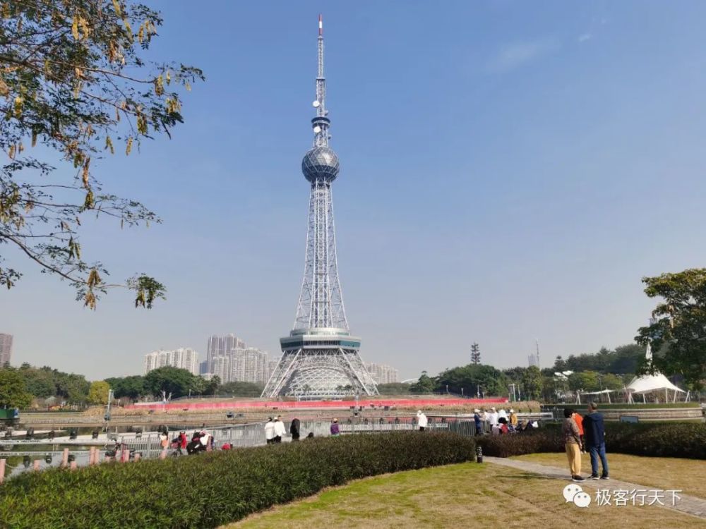 地處佛山城市中軸線的文華公園,電視塔是其標誌,愛是它的主題_騰訊