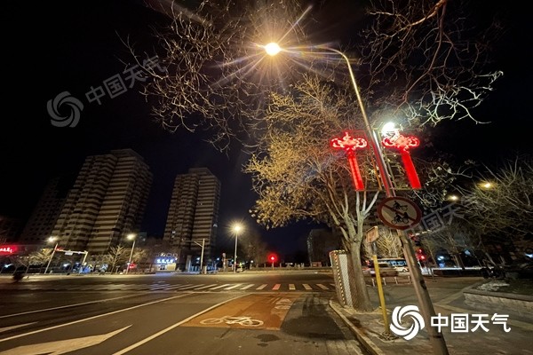 北京的冬天夜晚图片