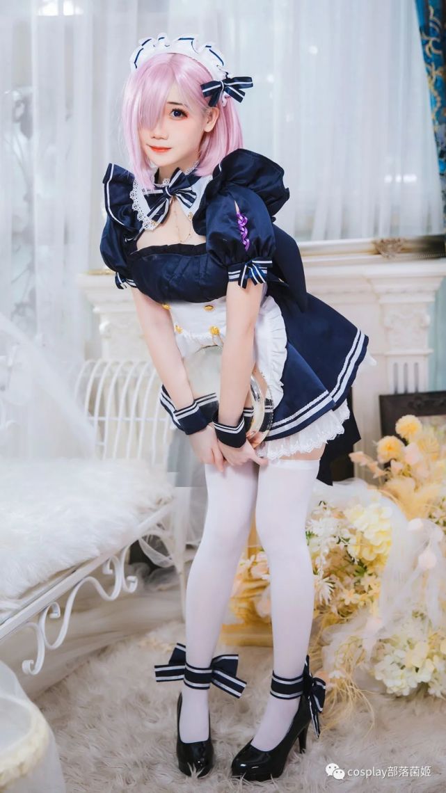 cos:玛修同人女仆装cos正片@焖焖碳