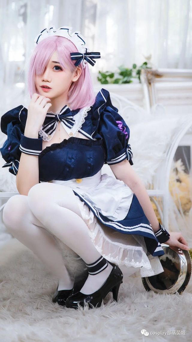 cos:玛修同人女仆装cos正片@焖焖碳