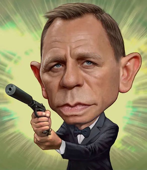 朱自尊名人肖像漫画