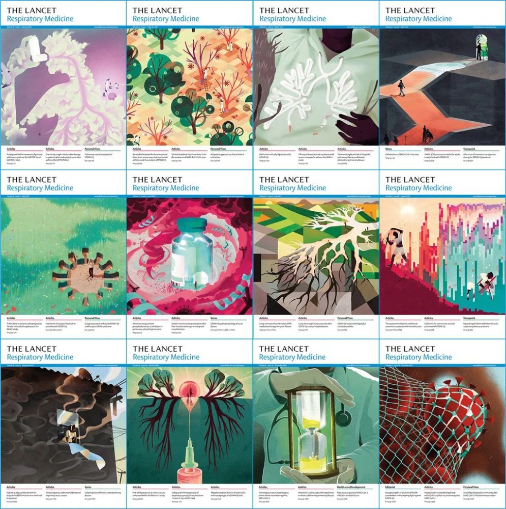 柳叶刀系列期刊2021年封面集合大赏