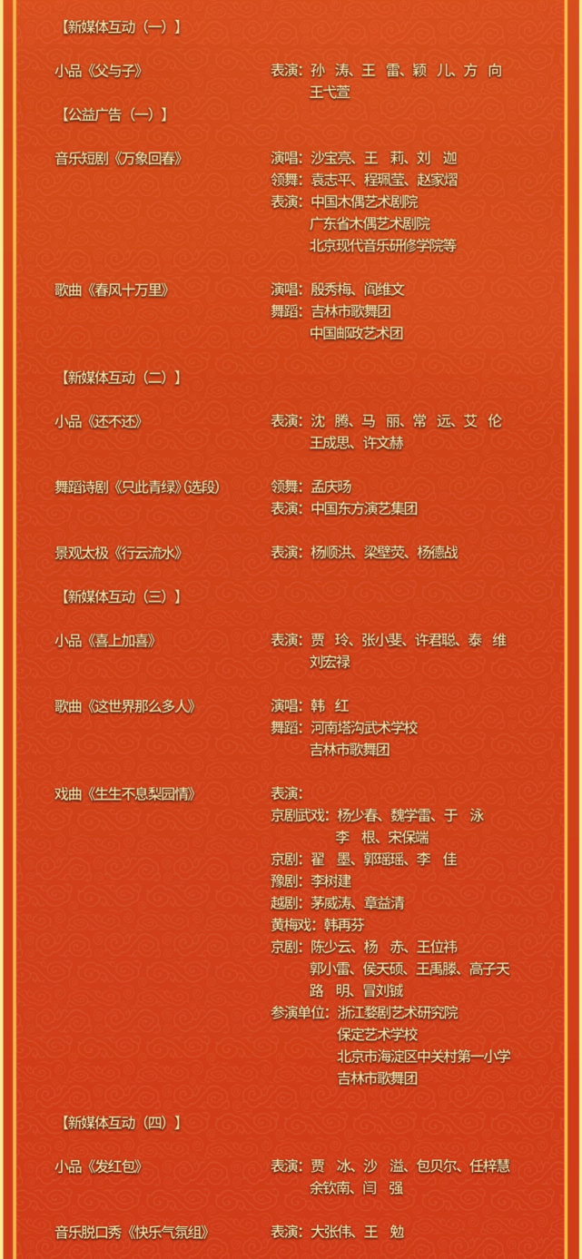 2022央视春晚节目单来了!河南元素多,快收藏