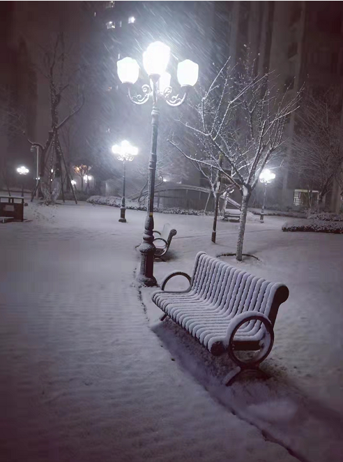 贵州多地下起了鹅毛大雪就在刚刚下雪啦下雪啦!