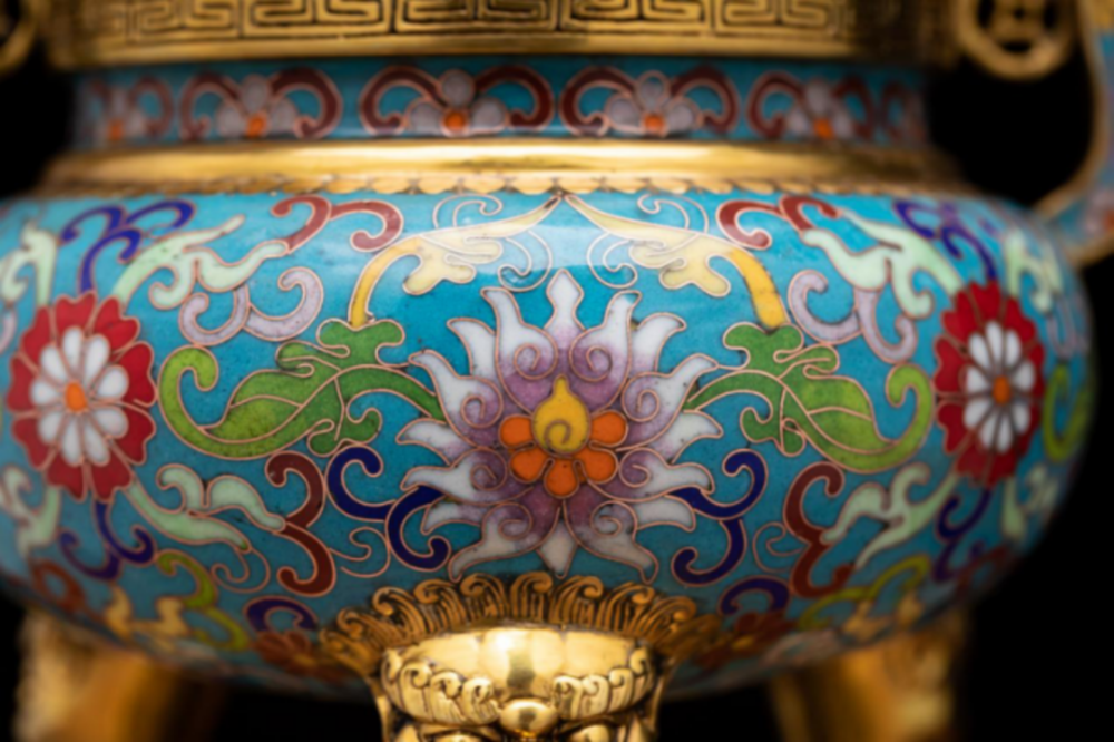 国家非遗之景泰蓝,国大师操刀设计,宫苑琳琅,匠意天成_腾讯新闻