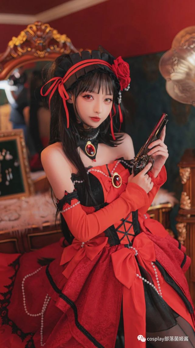 cos:咪特欧式猫咖时崎狂三cos正片@冉崽