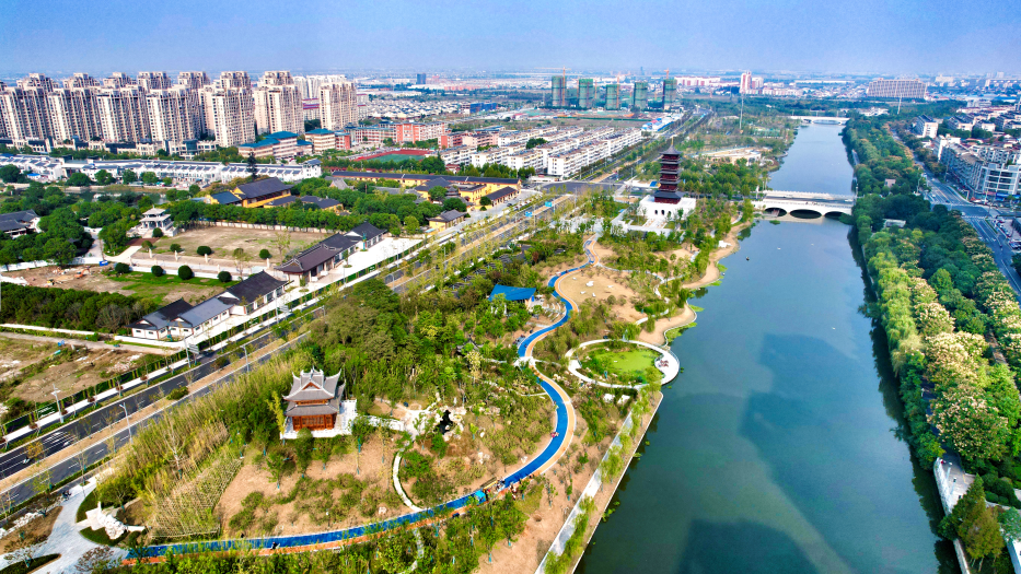 收藏海安新通扬河生态区高清雪景