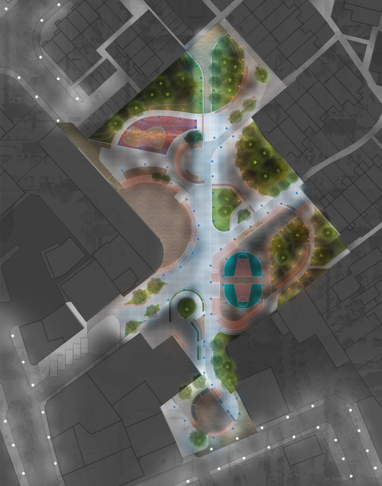 景观必备夜景照明分析平面图教程