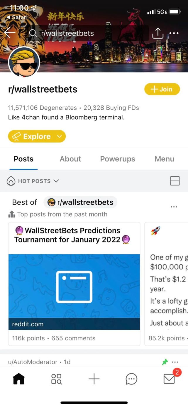 5 感觉wallstreetbets/集思录这些还是可以多看看,找找不同的角度.
