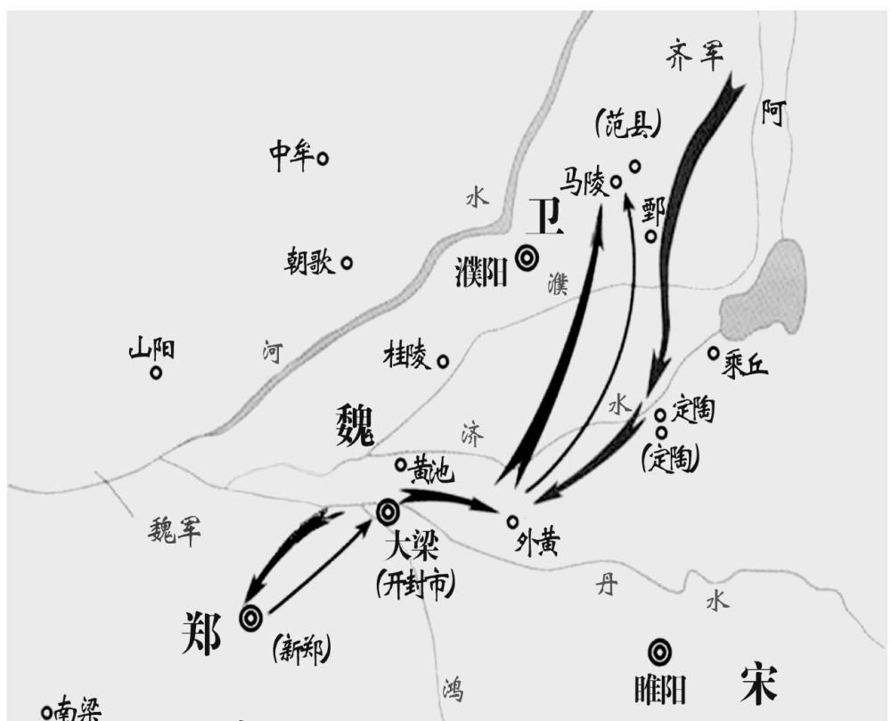 之战","马陵之战"两次大败,损失了大量的百战老兵,还有优秀的统帅庞涓