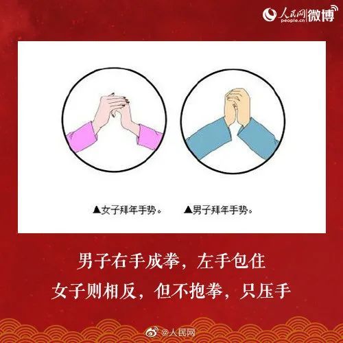 但不抱拳,只压手女子则相反包住以示善意因为右手在概念上是攻击手