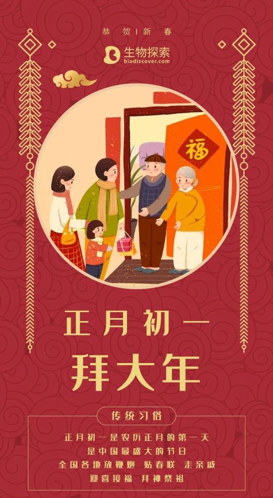 正月初一拜大年