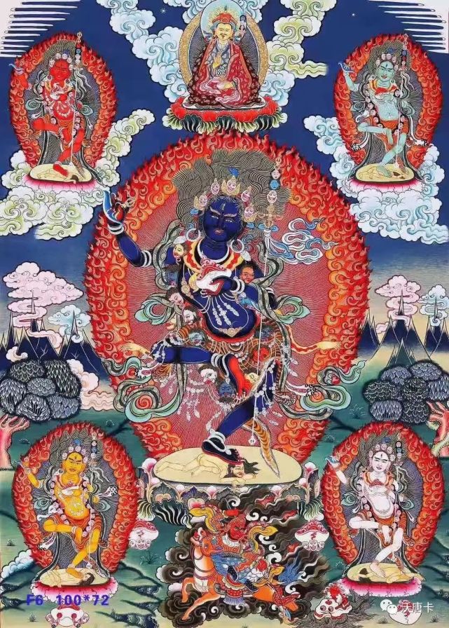 另外名字是"侠雍崔玛南莫",意思是诸佛的母亲黑忿怒空行母,也就是一切