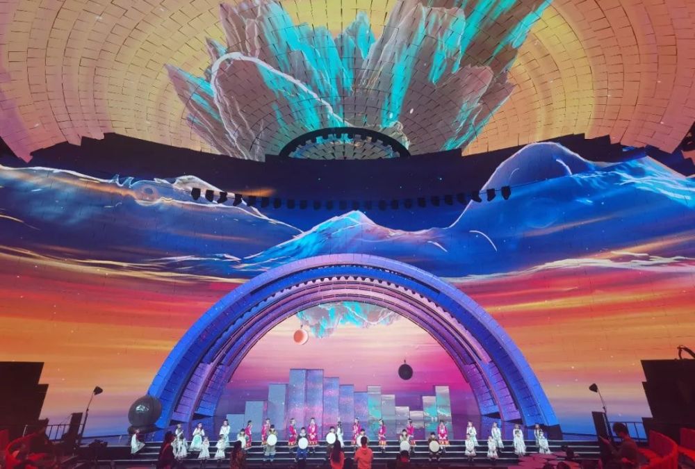 ar设计2022年春晚由总台技术局录制五部包装岛(央视数码)ar制作团队