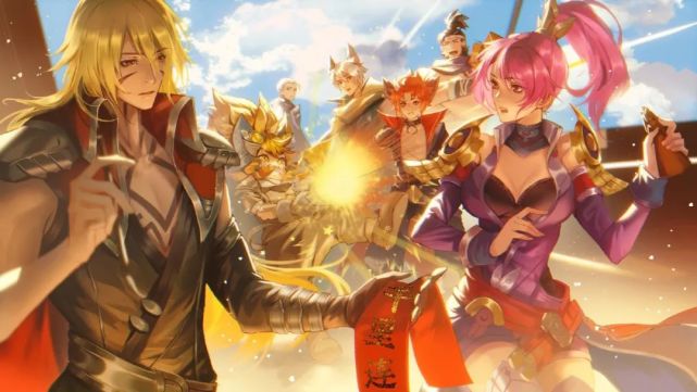 王者荣耀壁纸:过春节