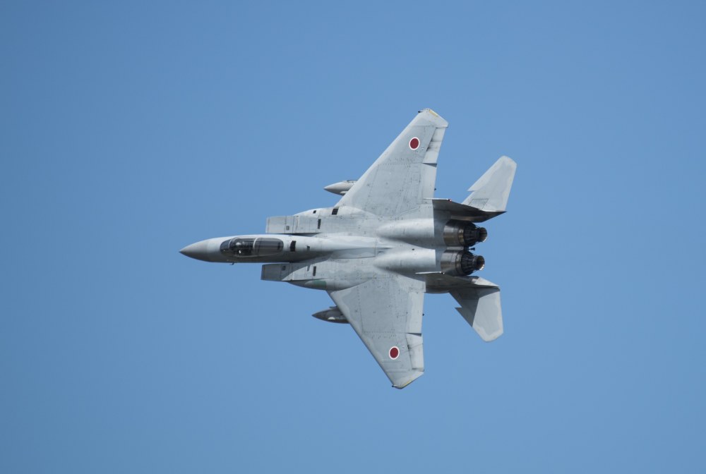 这架f-15dj战斗机隶属日本航空自卫队中的"飞行教导群",平时承担着