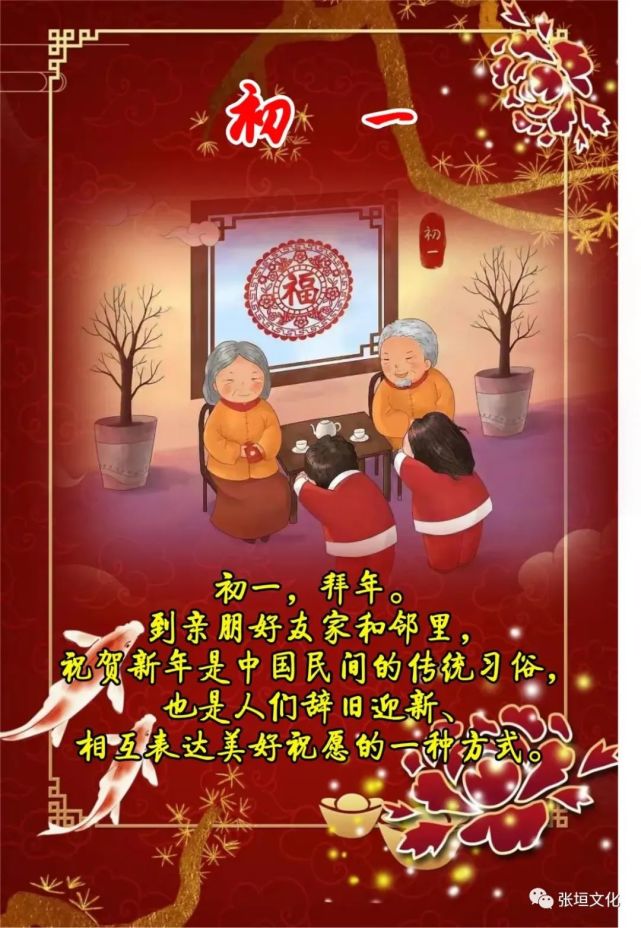 春节习俗正月初一至十五