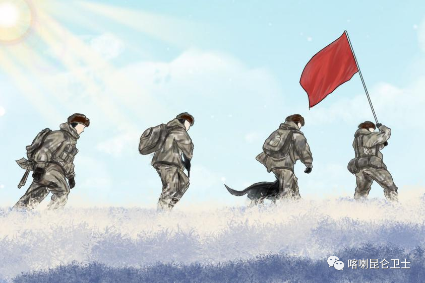 一组漫画带您领略边疆军人的家国情