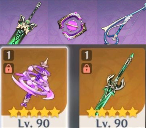 原神25上半角色武器池曝光绿剑神乐铃4星角色索然无味