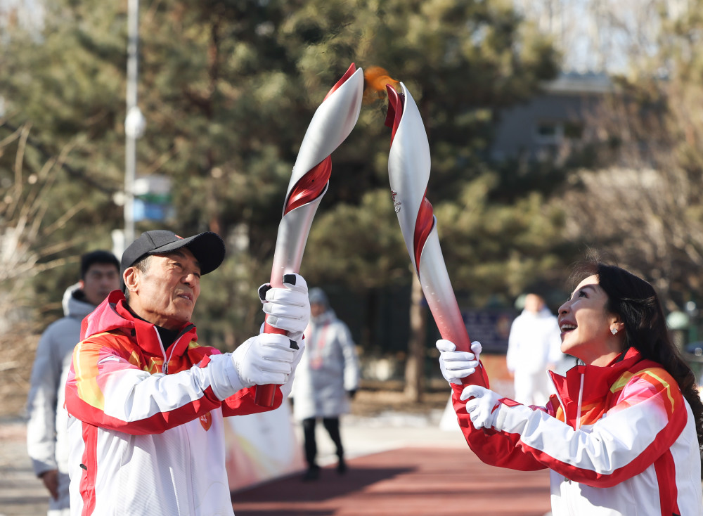 北京冬奥会北京冬奥会火炬在奥森公园传递24