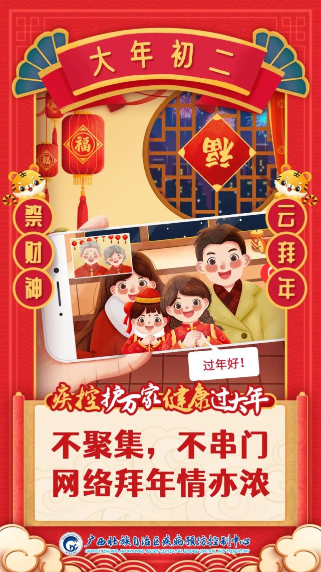 初二不聚集不串门网络拜年情亦浓