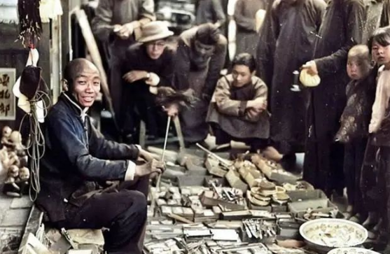 10张彩色老照片这才是最真实的民国百姓生活