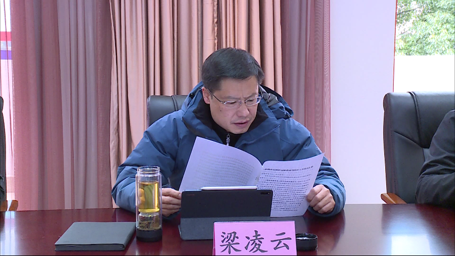 梁凌云形势严峻要确保疫情处置及时有效