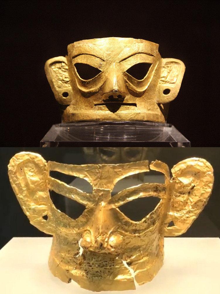 登上春晚的青铜纵目面具为什么有人认为是外来文化铸造的