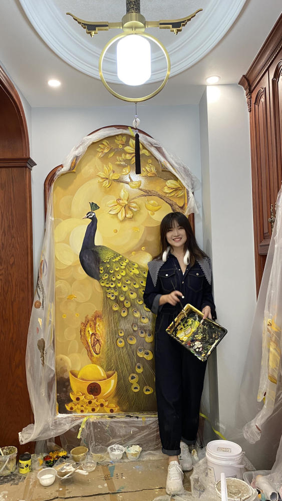 新青年·上封面|冬奥会动画宣传片刷屏 "95后"壁画师张丽佳和朋友的