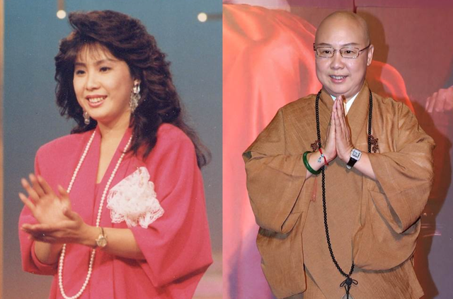 71岁恒述法师原本艺名为费贞绫,早年她因驻唱被电视台经理挖掘,出道