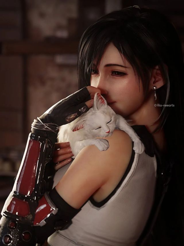 国外画师自制蒂法3d福利图性感热辣绅士很满意