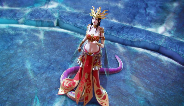 仙气,让人在不知不觉中想要靠得更近,以至于忘了眼前人是蛇人族的女王