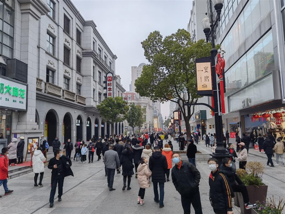 大年初三武汉江汉路楚河汉街年味浓