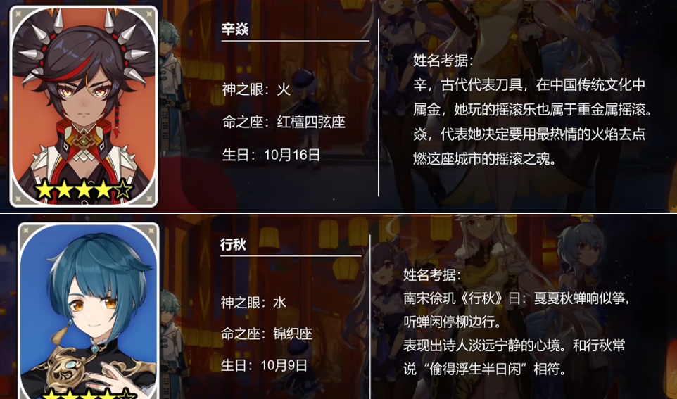 原神老外看不懂系列15位璃月角色姓名典故出炉钟离压轴