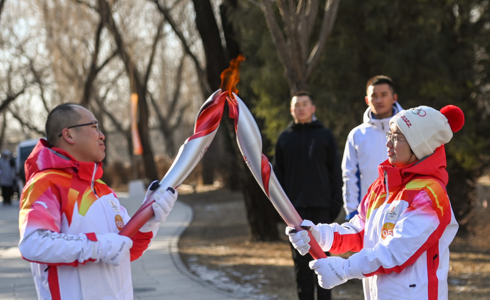 北京冬奥会北京冬奥会火炬在颐和园传递8