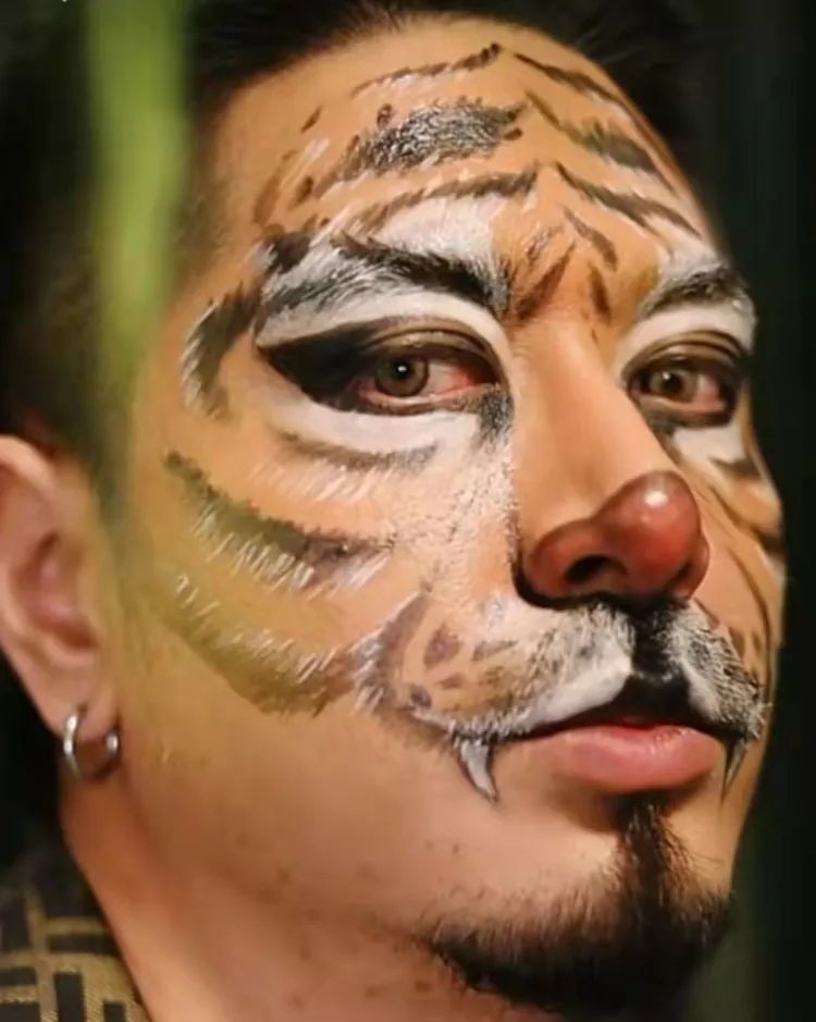 动物美人图鉴会化虎妆才是寅家