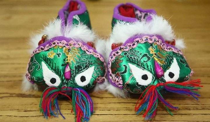 虎年儿童虎头鞋