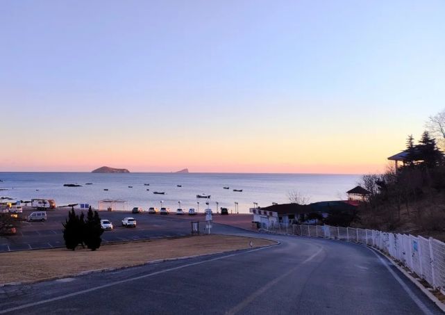 我在大连银沙滩贩卖黄昏