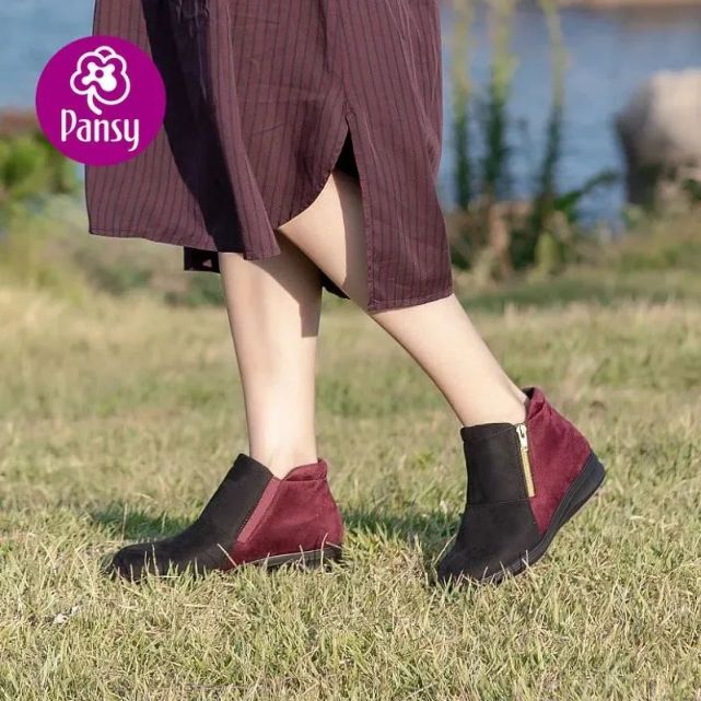 棉鞋上新日本pansy新款短靴原价439元暖心价238元