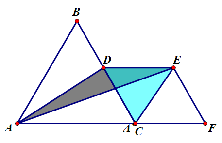 面积问题 求阴影部分 图中三角形 的面积 腾讯新闻