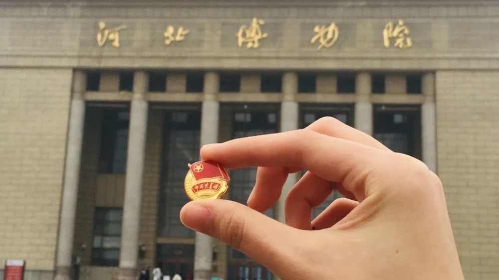 行走的团徽实践中的青春力量石家庄二中开展主题教育实践活动