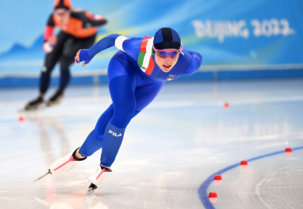 (北京冬奥会)速度滑冰——女子3000米决赛赛况(5)