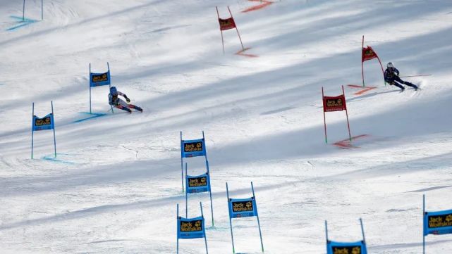 高山滑雪旗门规则图片
