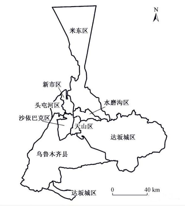 头屯河区行政区划图图片