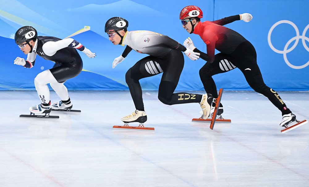 北京冬奥会短道速滑混合团体接力半决赛赛况